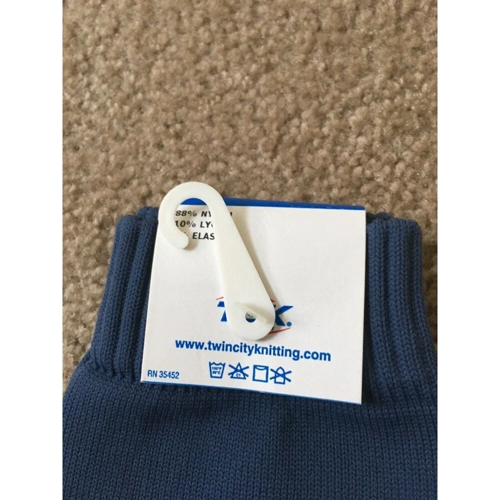 Men’s TCK Socks Football Leg Sleeve 15in Size XL Blue 1-Pair